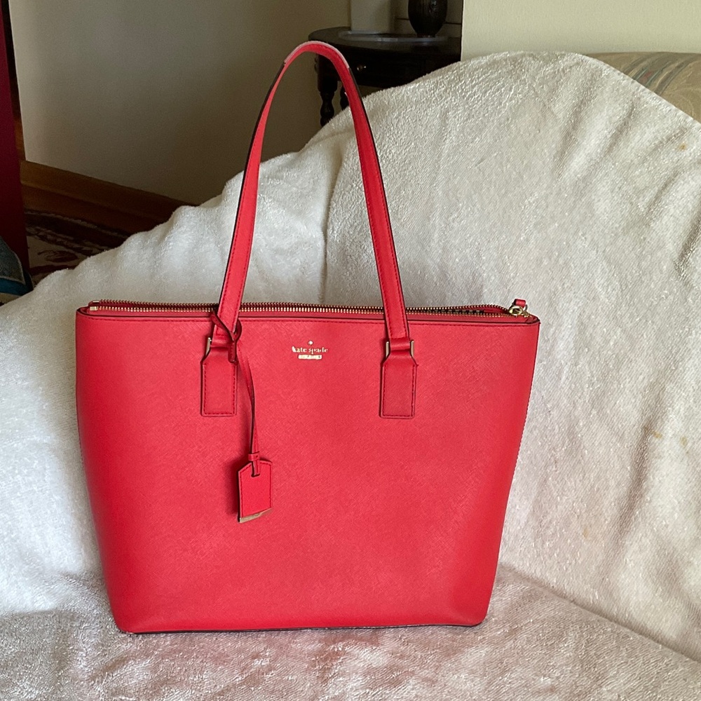 Kate Spade Red Tote Bag